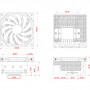 Кулер до процесора ID-Cooling IS-67-XT White