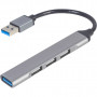 Концентратор Gembird USB-A to USB 3.1 Gen1 (5 Gbps), 3 х USB 2.0 (UHB-U3P1U2P3-02)