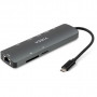 Концентратор Vinga USB-C 3.1 to HDMI+RJ45_1Gbps+3xUSB3.0+SD/TF+PD100W (VHYC8)