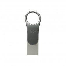 USB флеш накопичувач Silicon Power 128 GB DriveMobile C80 USB 3.1 + Type-C Silver (SP128GBUC3C80V1S)