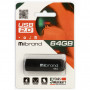 USB флеш накопичувач Mibrand 64GB Mink Black USB 2.0 (MI2.0/MI64P4B)