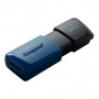 USB флеш накопичувач Kingston 2x64GB DataTraveler Exodia M Black/Blue USB 3.2 (DTXM/64GB-2P)