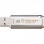 USB флеш накопичувач Kingston 64GB IronKey Locker Plus 50 AES Encrypted USB 3.2 (IKLP50/64GB)