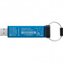 USB флеш накопичувач Kingston 16GB IronKey Keypad 200 Blue USB 3.2 (IKKP200/16GB)