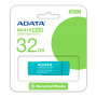 USB флеш накопичувач ADATA 32GB UC310 Eco Green USB 3.2 (UC310E-32G-RGN)