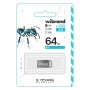 USB флеш накопичувач Wibrand 64GB Ant Silver USB 3.2 Gen 1 (USB 3.0) (WI3.2/AN64M4S)