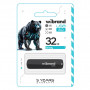 USB флеш накопичувач Wibrand 32GB Grizzly Black USB 2.0 (WI2.0/GR32P3B)