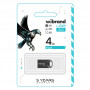 USB флеш накопичувач Wibrand 4GB Hawk Black USB 2.0 (WI2.0/HA4M1B)