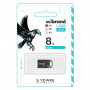 USB флеш накопичувач Wibrand 8GB Hawk Black USB 2.0 (WI2.0/HA8M1B)