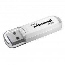 USB флеш накопичувач Wibrand 64GB Marten White USB 3.2 Gen 1 (USB 3.0) (WI3.2/MA64P10W)