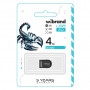 USB флеш накопичувач Wibrand 4GB Scorpio Black USB 2.0 (WI2.0/SC4M3B)