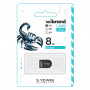 USB флеш накопичувач Wibrand 8GB Scorpio Black USB 2.0 (WI2.0/SC8M3B)