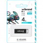 USB флеш накопичувач Wibrand 4GB Chameleon Black USB 2.0 (WI2.0/CH4U6B)