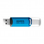 USB флеш накопичувач ADATA 32GB C906 Blue USB 2.0 (AC906-32G-RWB)