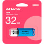 USB флеш накопичувач ADATA 32GB C906 Blue USB 2.0 (AC906-32G-RWB)