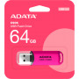 USB флеш накопичувач ADATA 64GB C906 Pink USB 2.0 (AC906-64G-RPP)