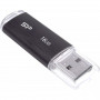 USB флеш накопичувач Silicon Power 16GB Ultima U02 Black USB 2.0 (SP016GBUF2U02V1K)