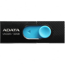 USB флеш накопичувач ADATA 32GB UV320 Black/Blue USB 3.1 (AUV320-32G-RBKBL)