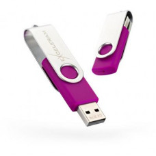 USB флеш накопичувач eXceleram 32GB P1 Series Silver/Purple USB 2.0 (EXP1U2SIPU32)