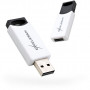 USB флеш накопичувач eXceleram 64GB H2 Series White/Black USB 2.0 (EXU2H2W64)