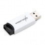 USB флеш накопичувач eXceleram 64GB H2 Series White/Black USB 2.0 (EXU2H2W64)