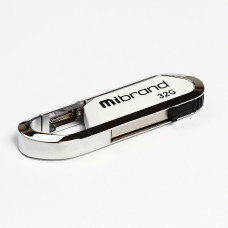 USB флеш накопичувач Mibrand 32GB Aligator White USB 2.0 (MI2.0/AL32U7W)