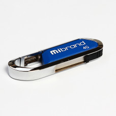 USB флеш накопичувач Mibrand 4GB Aligator Blue USB 2.0 (MI2.0/AL4U7U)