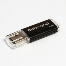 USB флеш накопичувач Mibrand 32GB Cougar Black USB 2.0 (MI2.0/CU32P1B)