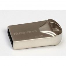 USB флеш накопичувач Mibrand 32GB Hawk Silver USB 2.0 (MI2.0/HA32M1S)