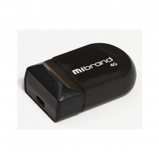 USB флеш накопичувач Mibrand 4GB Scorpio Black USB 2.0 (MI2.0/SC4M3B)