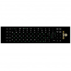 Наклейка на клавіатуру XoKo 68 keys UA/rus green, Latin white (XK-KB-STCK-MD)