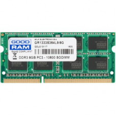 Модуль пам'яті для ноутбука SoDIMM DDR3 8GB 1333 MHz Goodram (GR1333S364L9/8G)