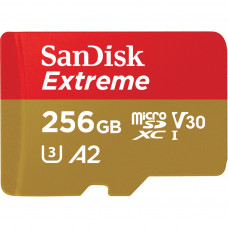 Карта пам'яті SanDisk 256GB microSD class 10 UHS-I U3 Extreme (SDSQXAV-256G-GN6MN)