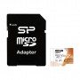 Карта пам'яті Silicon Power 256Gb microSDXC U3 A1 V30 Superior Color 100R/80W + adapter (SP256GBSTXDU3V20AB)