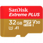 Карта пам'яті SanDisk 32GB microSD class 10 V30 Extreme PLUS (SDSQXBG-032G-GN6MA)