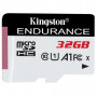 Карта пам'яті Kingston 32GB microSD class 10 UHS-I U1 A1 High Endurance (SDCE/32GB)