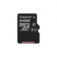 Карта пам'яті Kingston 64GB microSDXC Class 10 Canvas Select Plus 100R A1 (SDCS2/64GBSP)