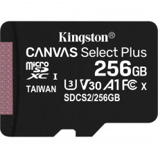 Карта пам'яті Kingston 256GB microSDXC class 10 UHS-I Canvas Select Plus (SDCS2/256GBSP)