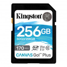 Карта пам'яті Kingston 256GB SDXC class 10 UHS-I U3 Canvas Go Plus (SDG3/256GB)