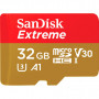 Карта пам'яті SanDisk 32GB microSDHC class 10 UHS-I A1 V30 Extreme (SDSQXAF-032G-GN6GN)