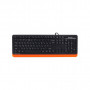 Клавіатура A4Tech FKS10 USB Orange