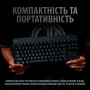 Клавіатура Logitech G PRO Mechanical Gaming USB UA Black (920-009392)