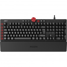 Клавіатура AOC AGK700 RGB Cherry MX Red USB Black (AGK700DR2R)