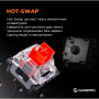 Клавіатура GamePro MK160B Hot-Swap Red Swich RGB USB UA Black (MK160B)