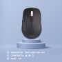 Мишка 2E MF225 Silent Wireless/Bluetooth Black (2E-MF225WBK)