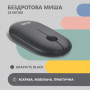 Мишка 2E MF300 Silent Wireless/Bluetooth Graphite Black (2E-MF300WBK)