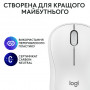 Мишка Logitech M240 Silent Bluetooth Off-White (910-007120)