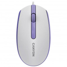 Мишка Canyon M-10 USB White Lavender (CNE-CMS10WL)