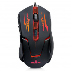 Мишка REAL-EL RM-520 Gaming, black