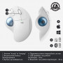 Мишка Logitech Ergo M575 Wireless Trackball Off-white (910-005870)